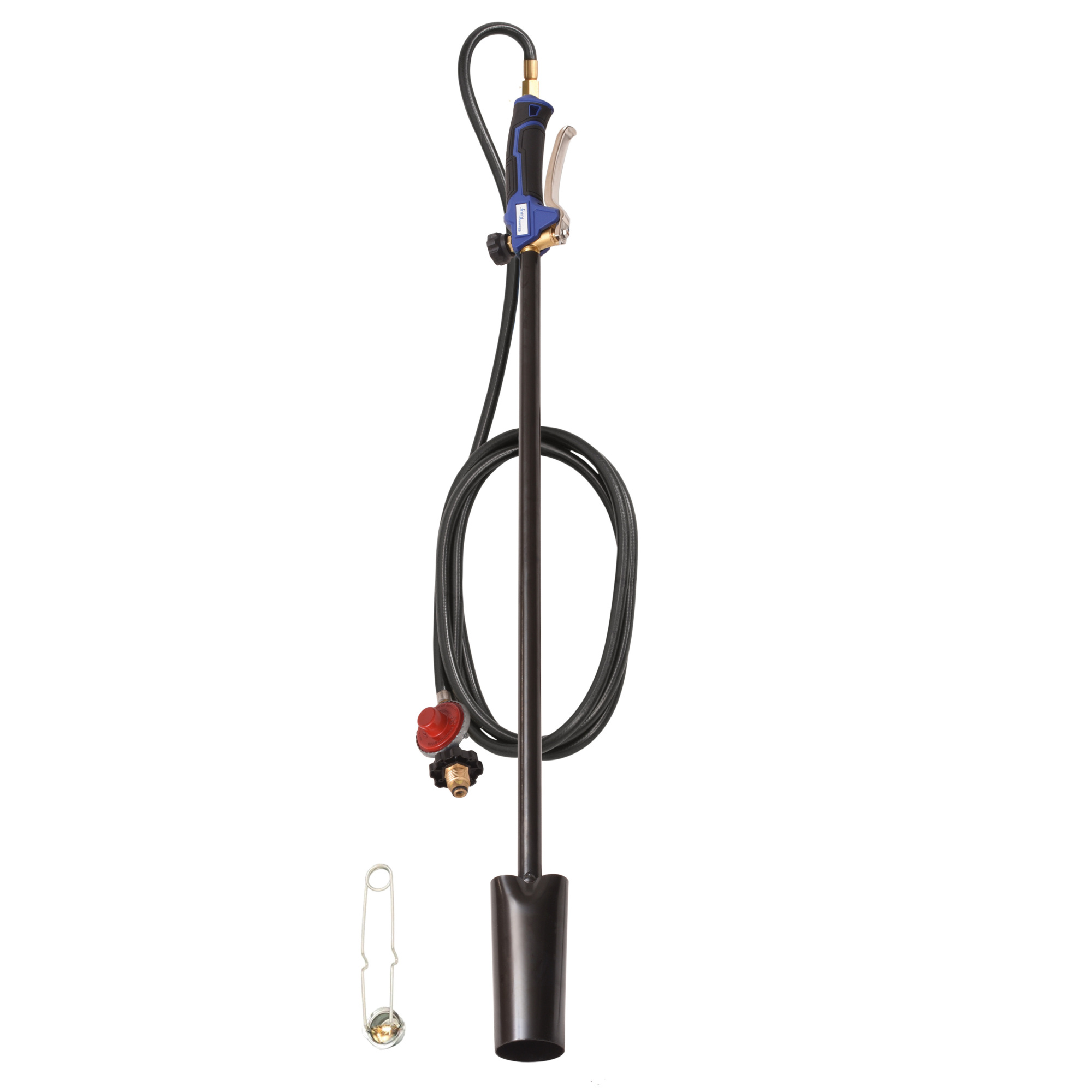 Flame King, propane torch wide flame weed burner with integrated push button igniter, YSNPQ1000T